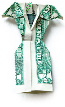 Dollar bill origami